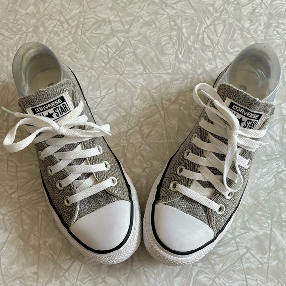 Converse All-Star CT Sparkleknit Low Silver 7 - Picture 2 of 10